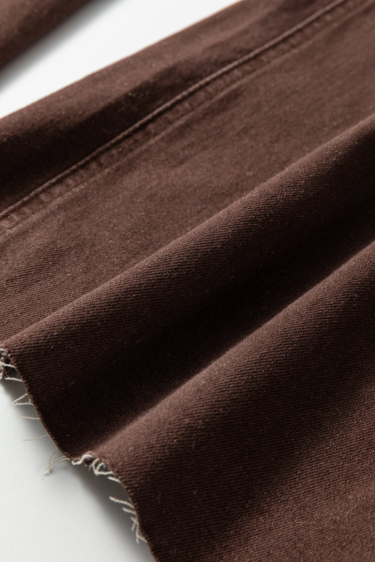 Dark Brown Retro Washed Patch Pocket Wide Leg Loose Jeans - Cowaa