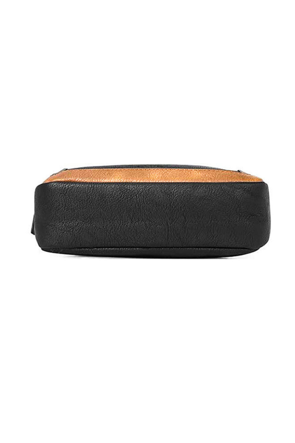 Black Adjustable Strap Mini PU Leather Crossbody Bag - Cowaa