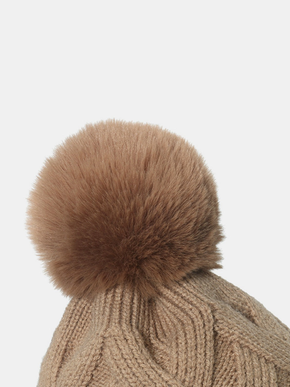 Roll Rim Hat with Pompom - Cowaa