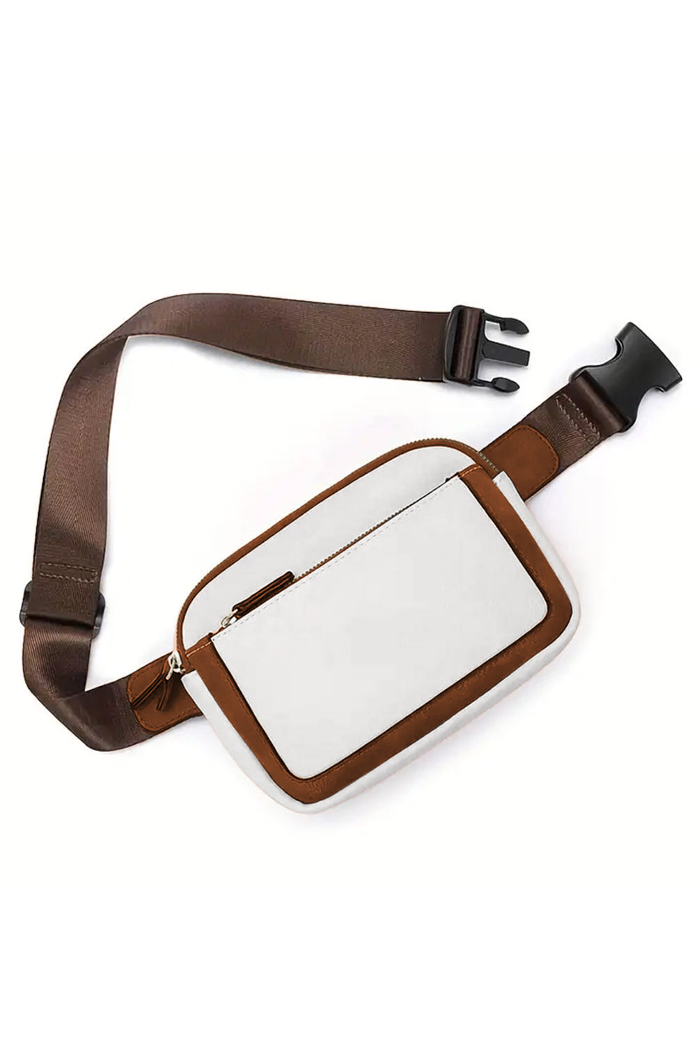 Black Adjustable Strap Mini PU Leather Crossbody Bag - Cowaa