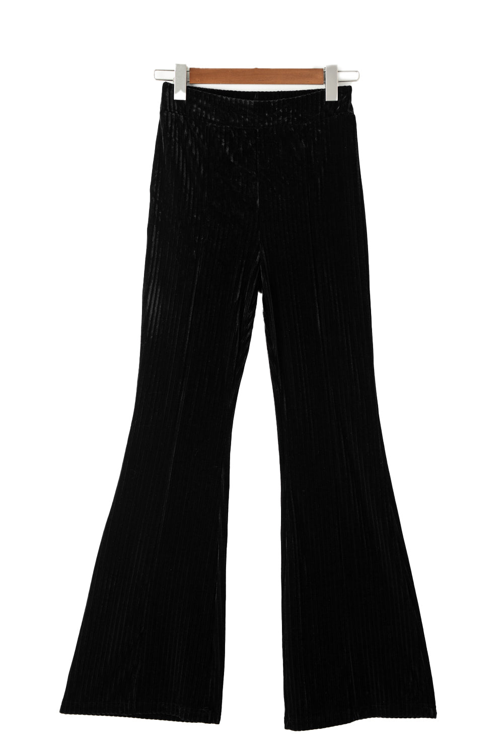 High Waist Corduroy Flare Pants - Cowaa