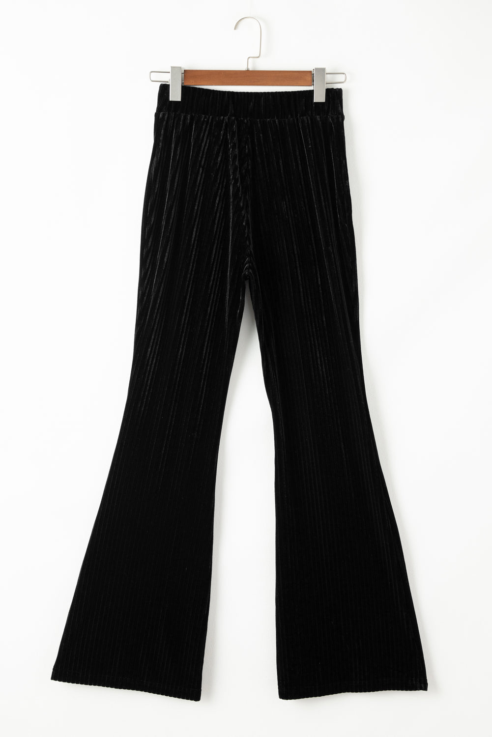 High Waist Corduroy Flare Pants - Cowaa