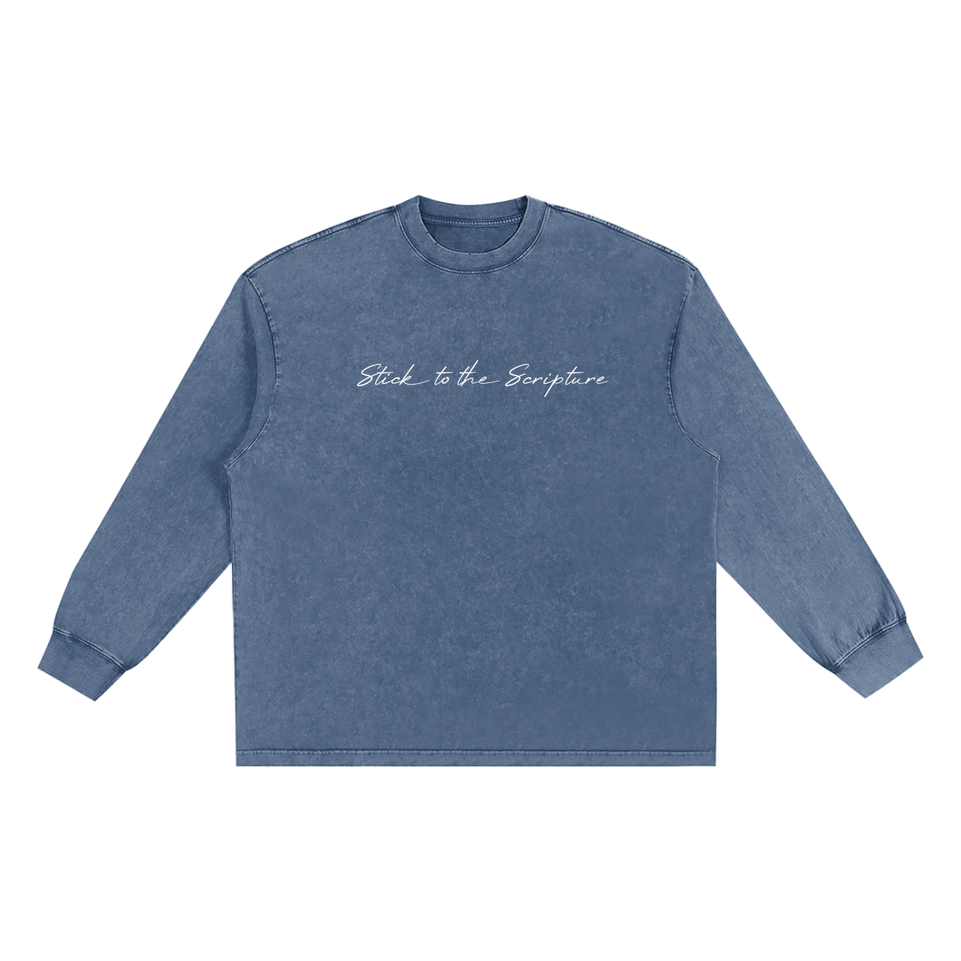 Proverbs 28 Snow Washed Frayed Edge T-Shirt