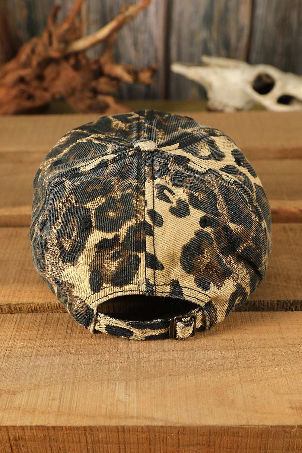 Leopard MAMA Letter Embroidered Baseball Cap - Cowaa