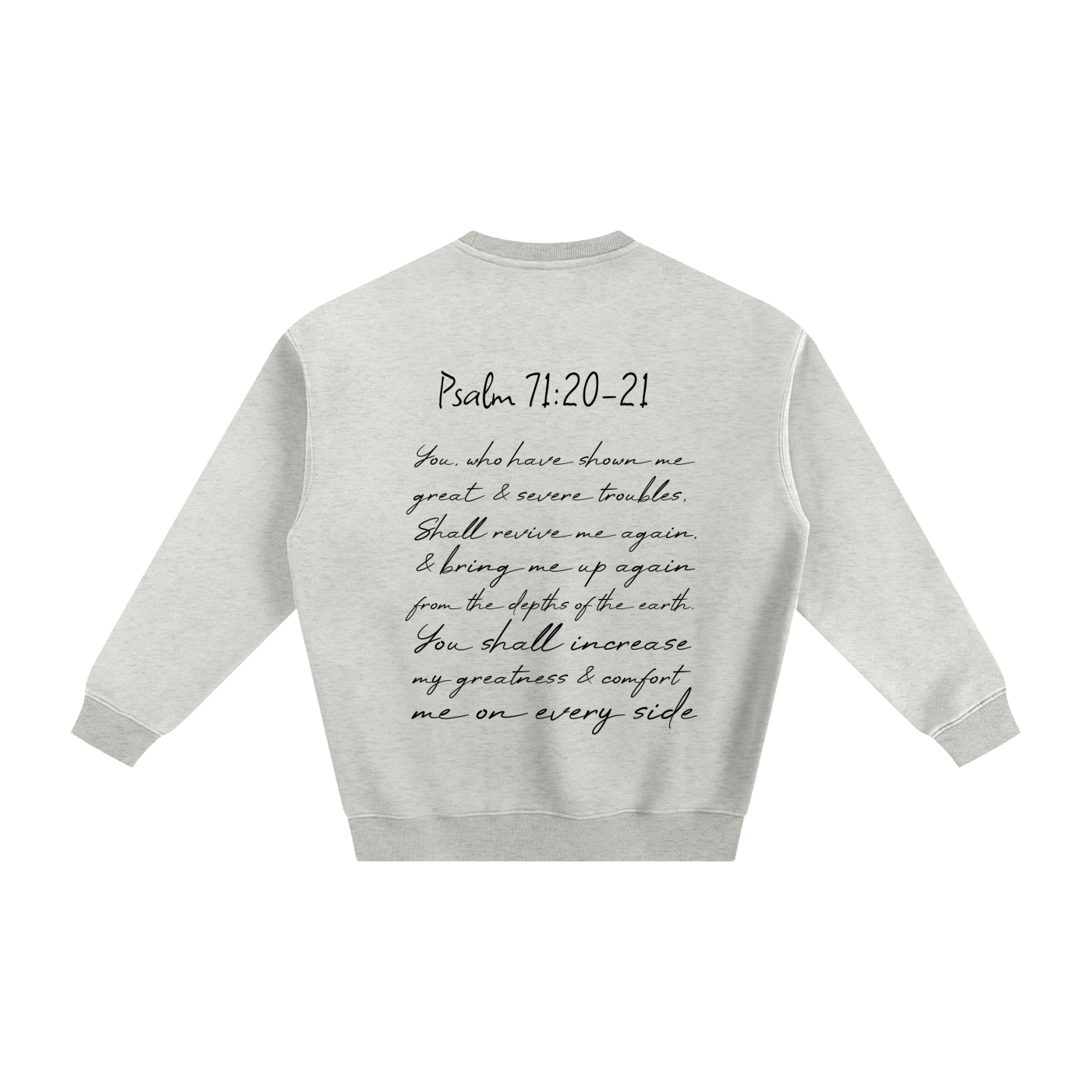 Psalm Fleeced Sweatshirt