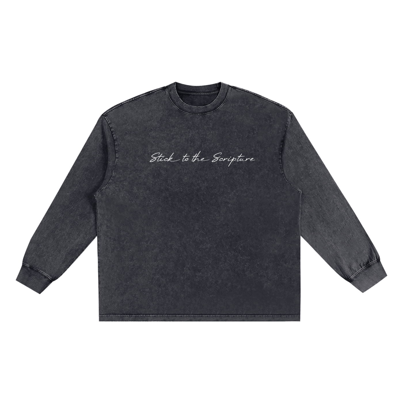 Proverbs 28 Snow Washed Frayed Edge T-Shirt