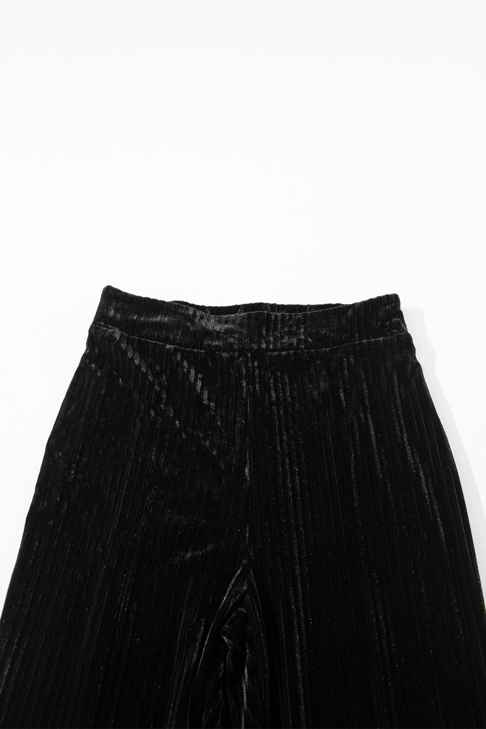 High Waist Corduroy Flare Pants - Cowaa