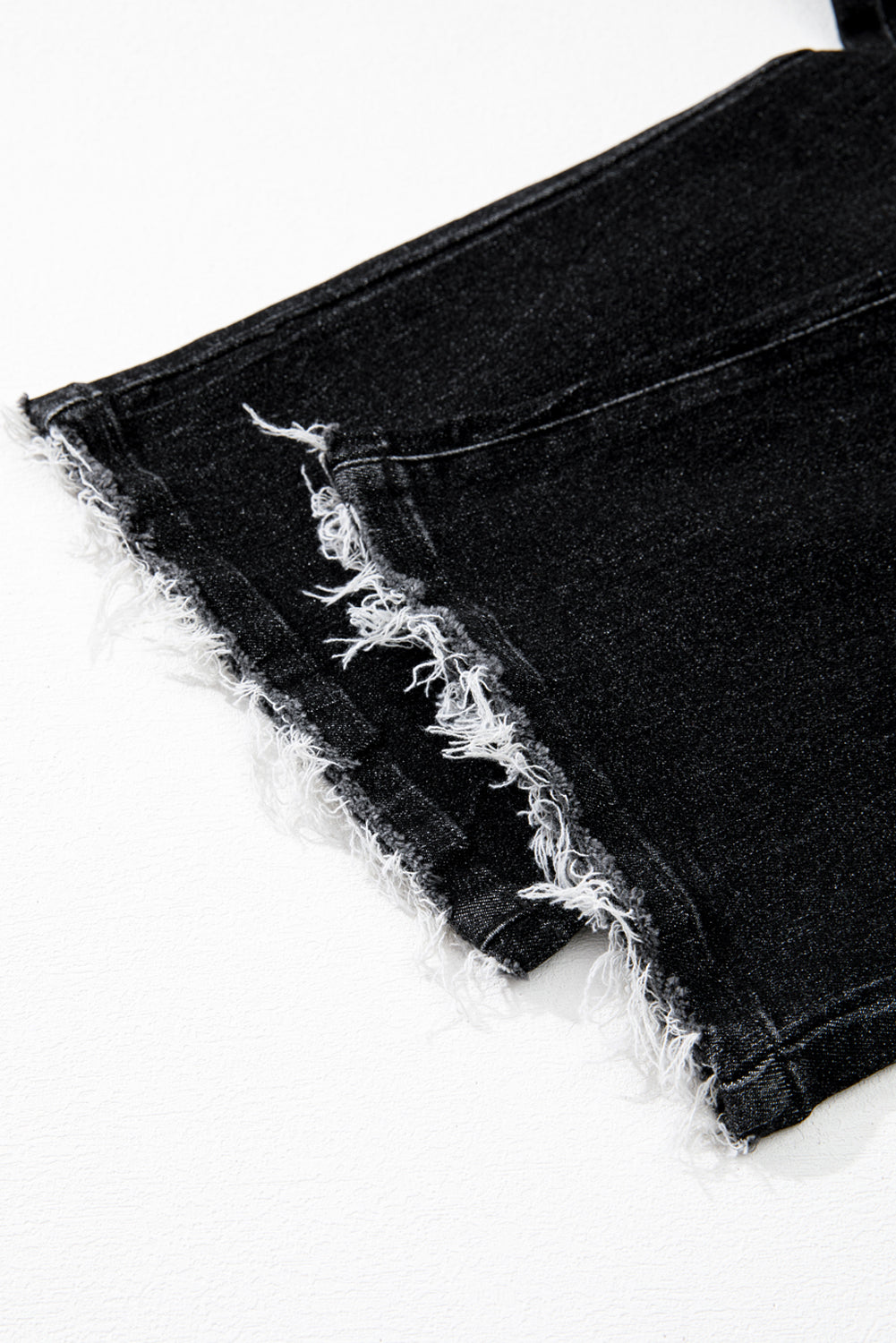 Sail Blue Mineral Wash Raw Hem High Waist Flared Jeans - Cowaa