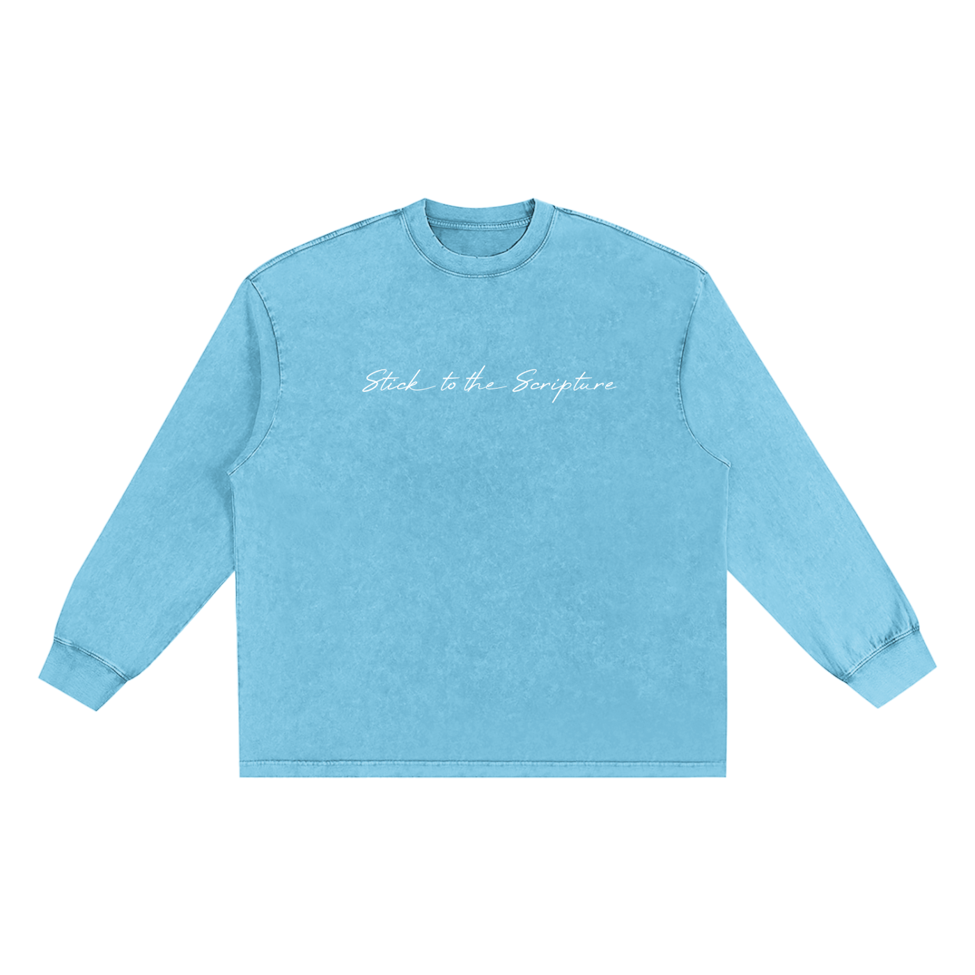 Proverbs 28 Snow Washed Frayed Edge T-Shirt