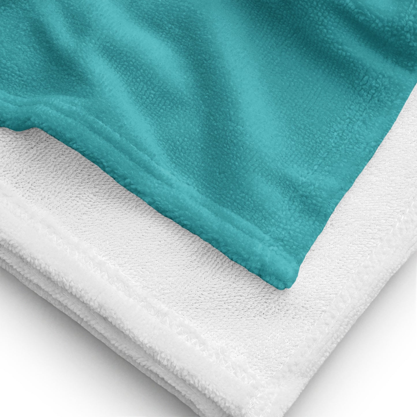 Teal Blue Beach Towel