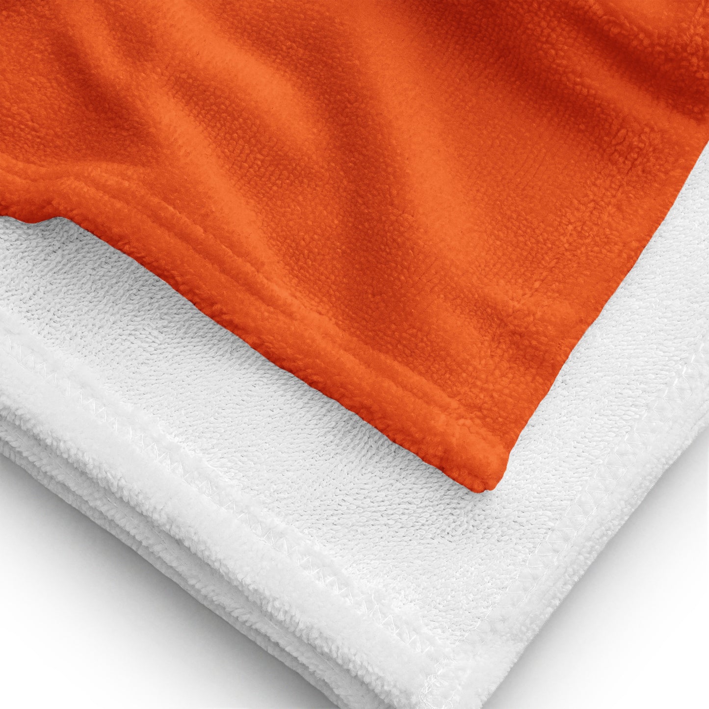 Bright Orange Beach Towel