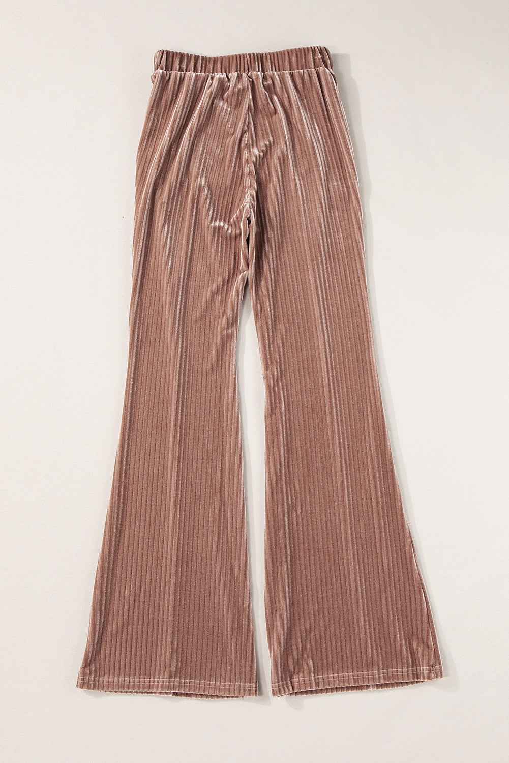 High Waist Corduroy Flare Pants - Cowaa