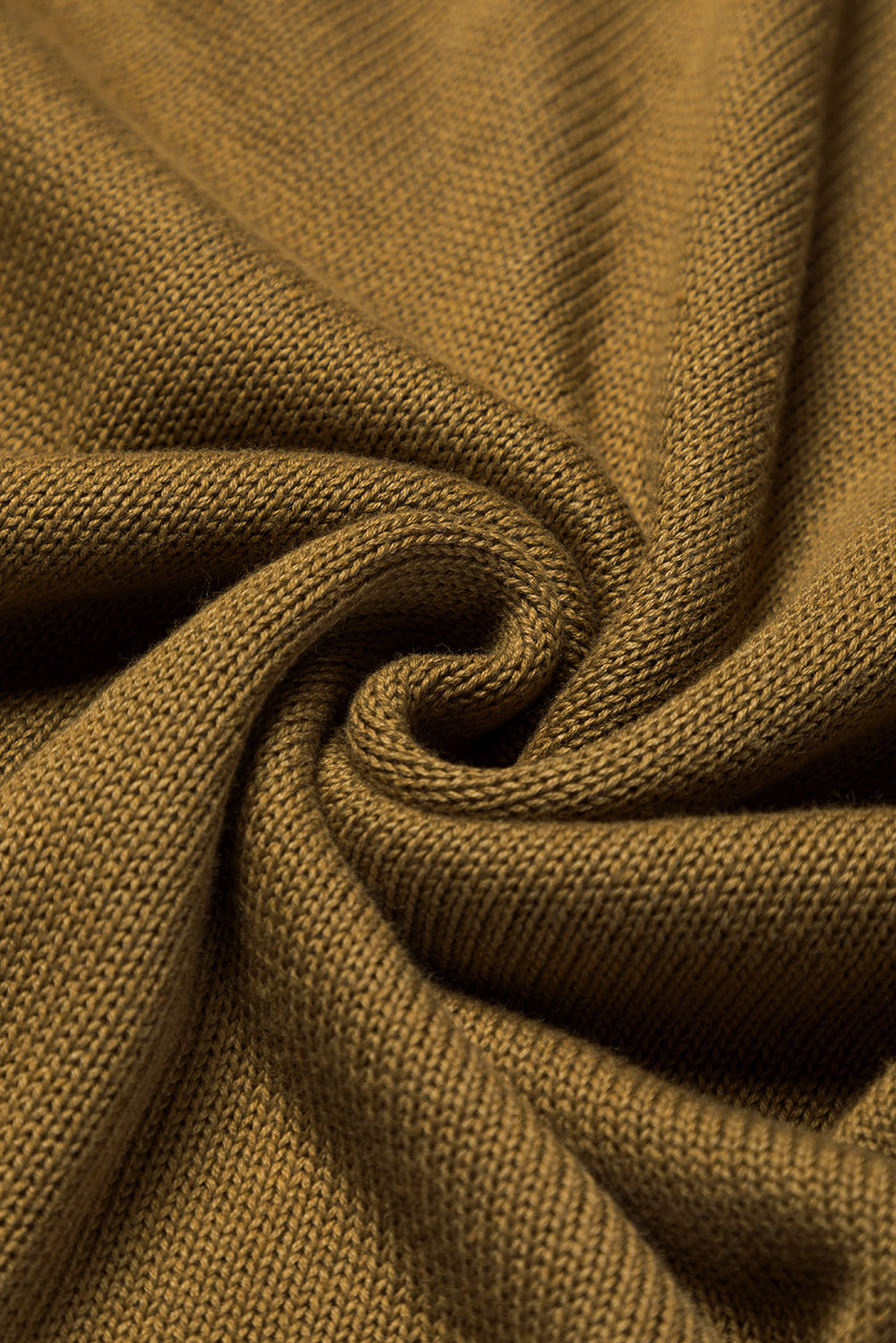 Bishop Sleeve Exposed Seam Ribbed Trim Sweater - Cowaa