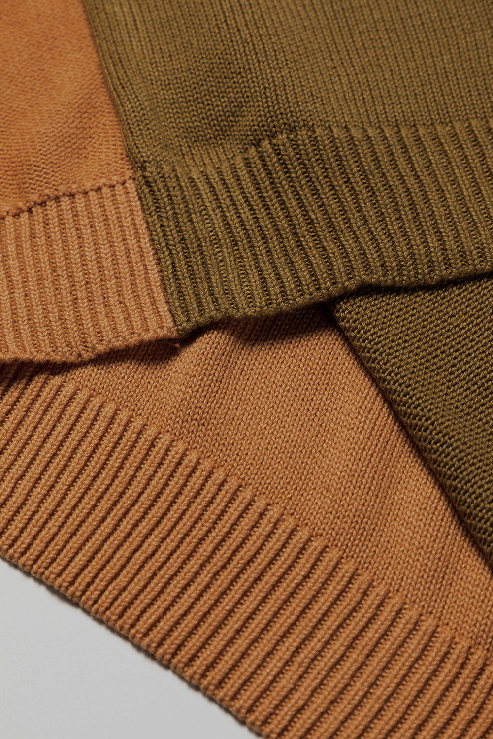Bishop Sleeve Exposed Seam Ribbed Trim Sweater - Cowaa