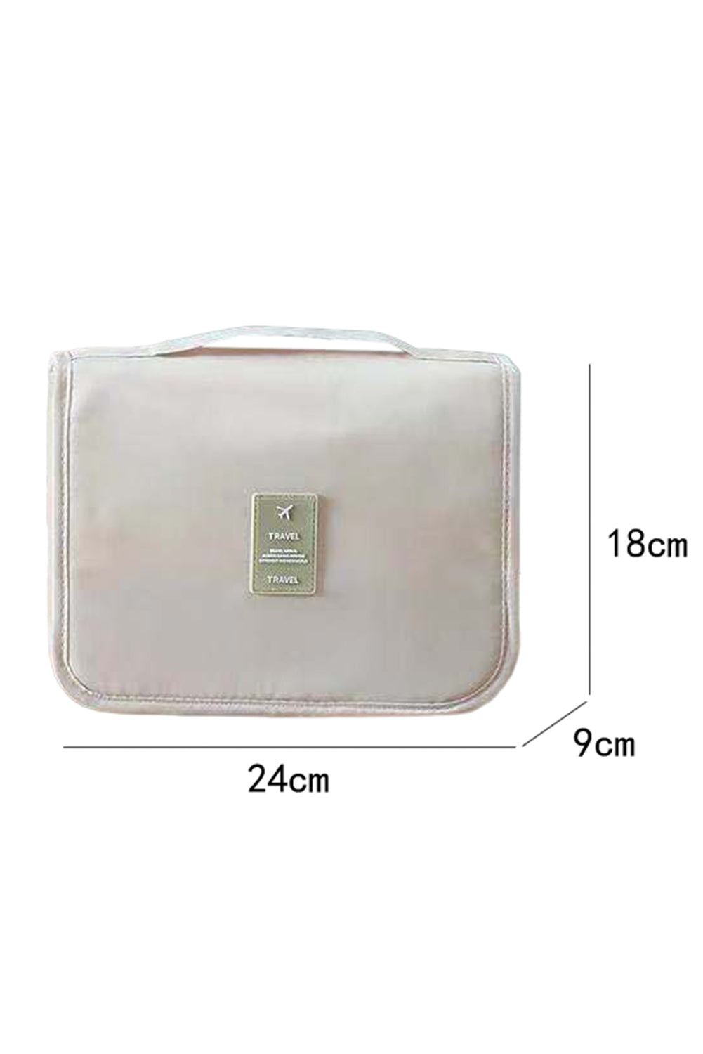 Apricot Multi-functional Make Up Organizer Travel Toiletry Bag - Cowaa