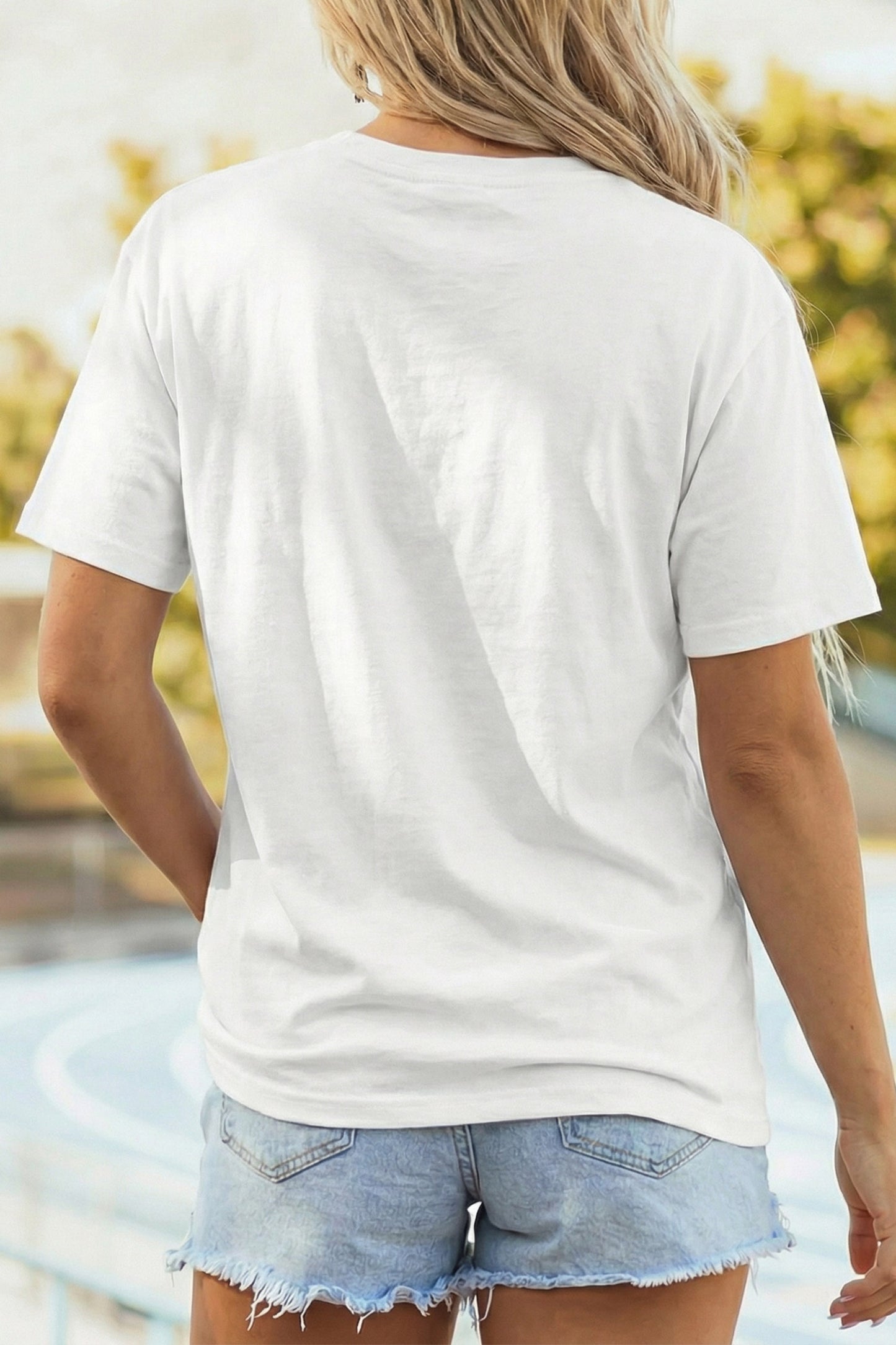 White Salty Moms Beach Club Short Sleeve Graphic Tee