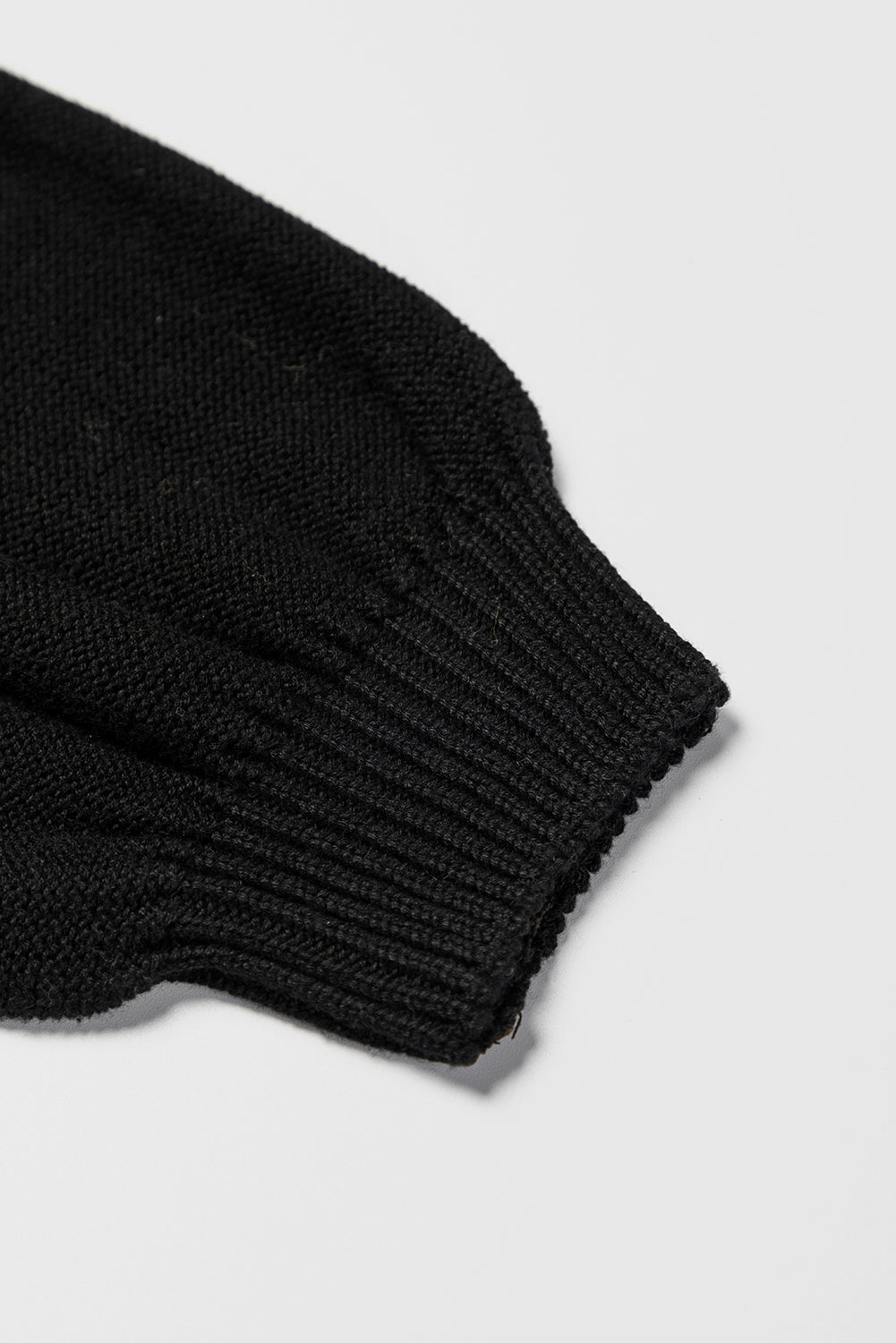 Bishop Sleeve Exposed Seam Ribbed Trim Sweater - Cowaa