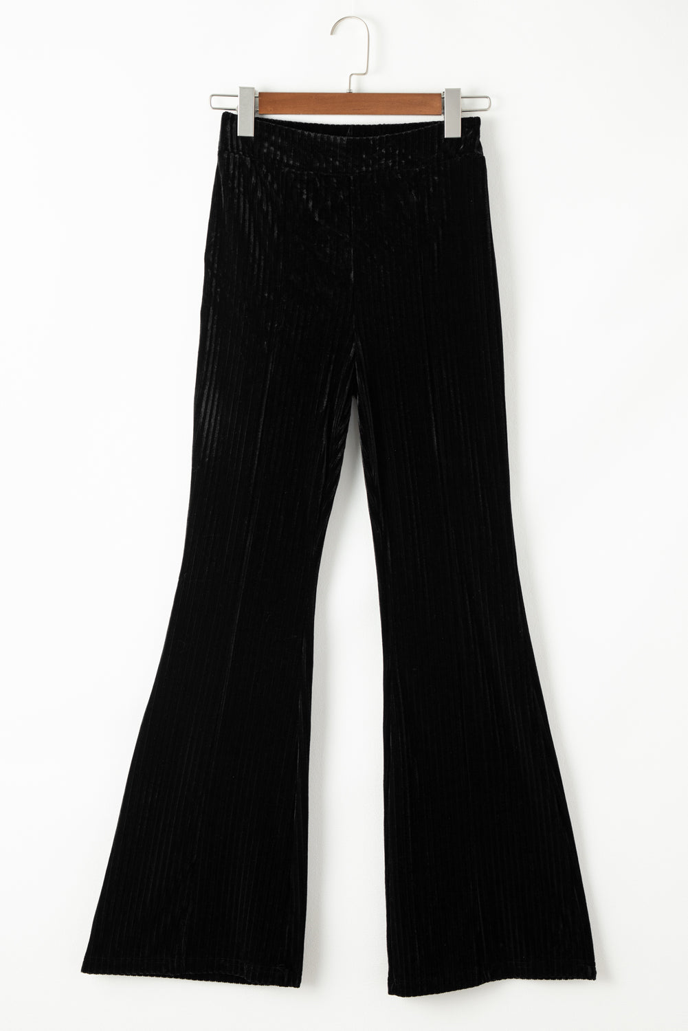 High Waist Corduroy Flare Pants - Cowaa