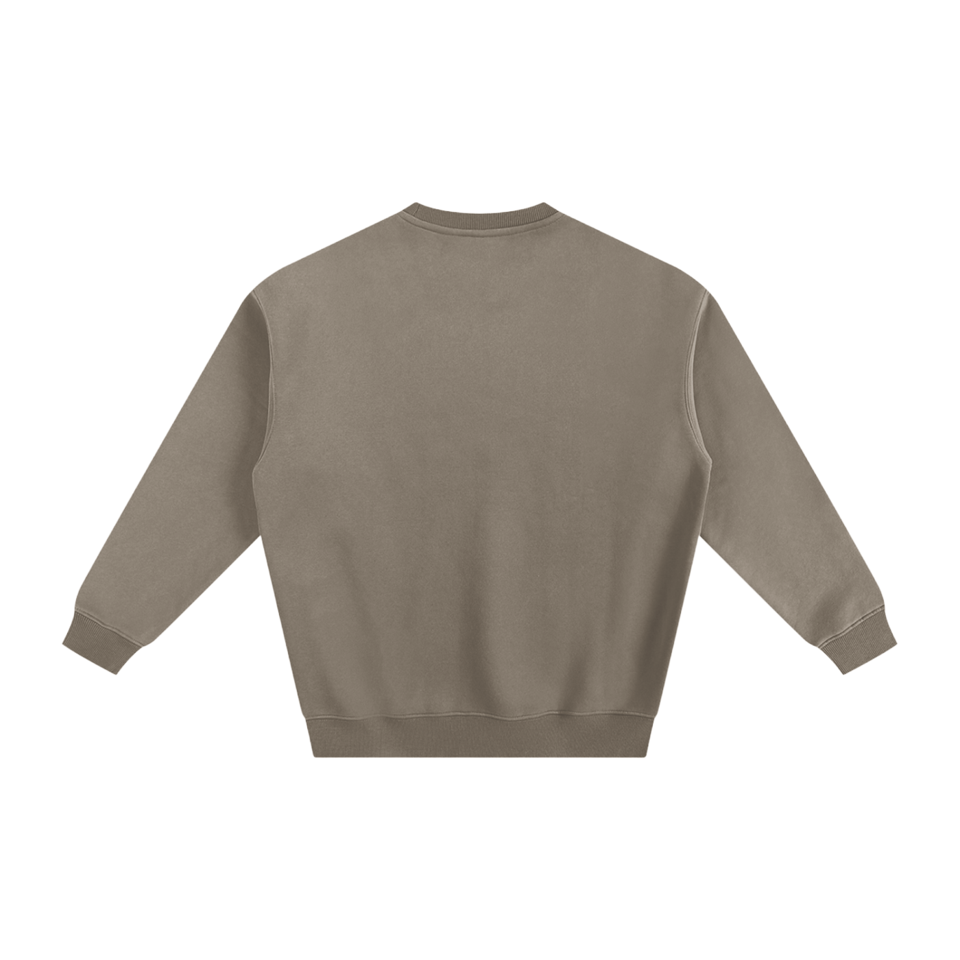 Beige sweatshirt on a white background