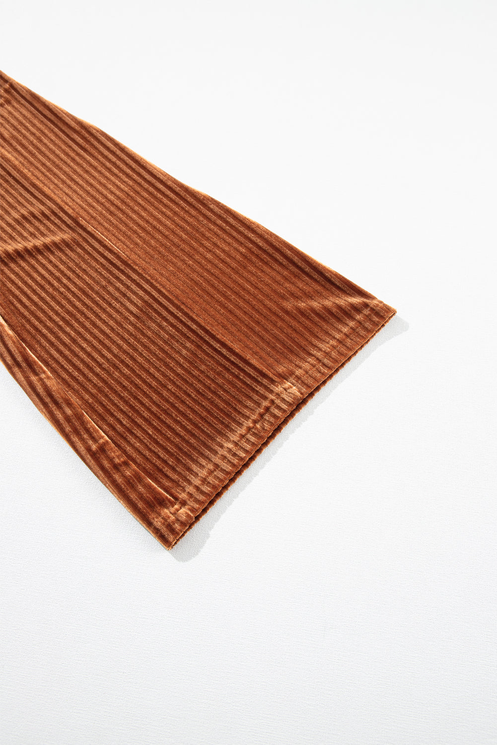 High Waist Corduroy Flare Pants - Cowaa