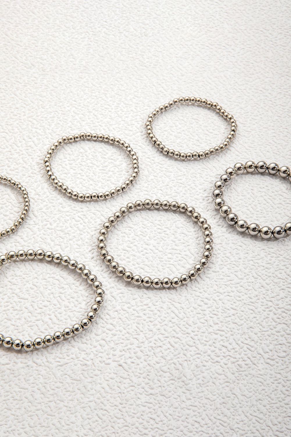 White Multi Layered Pearl Beaded Bracelet - Cowaa