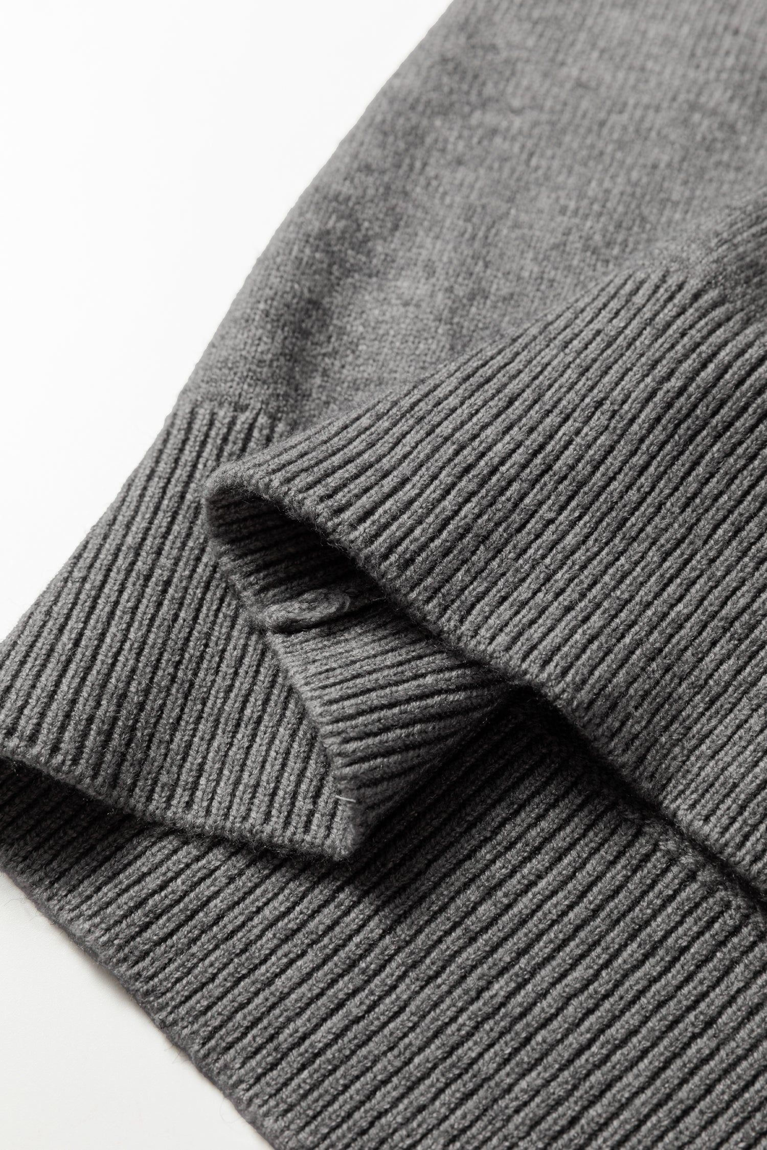 Sleet Lace Trim Patchwork Buttoned Cuffs Loose Sweater - Cowaa