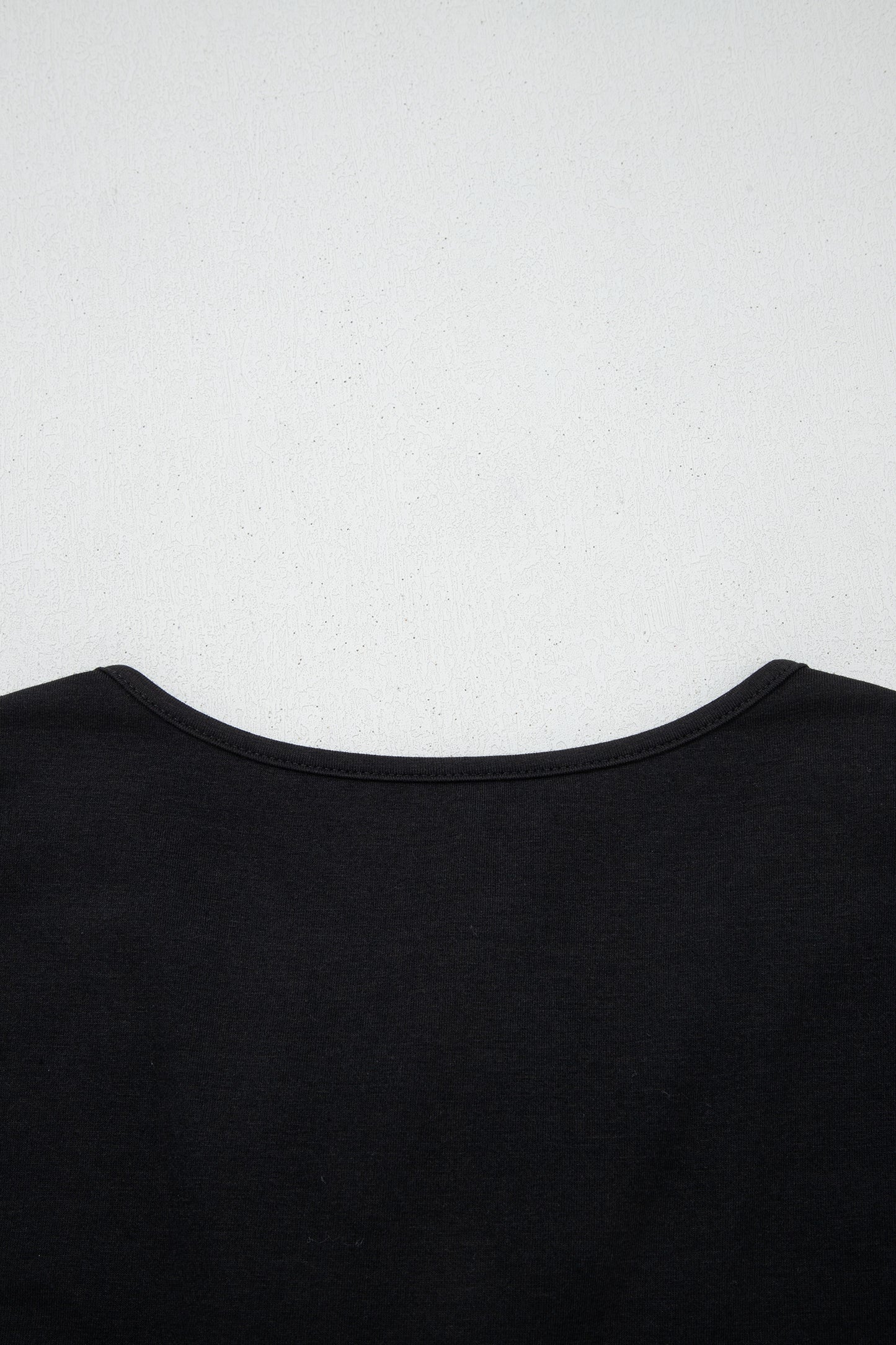 Black Plus Size Solid Color Bow Tie Peplum Tank Top - Cowaa