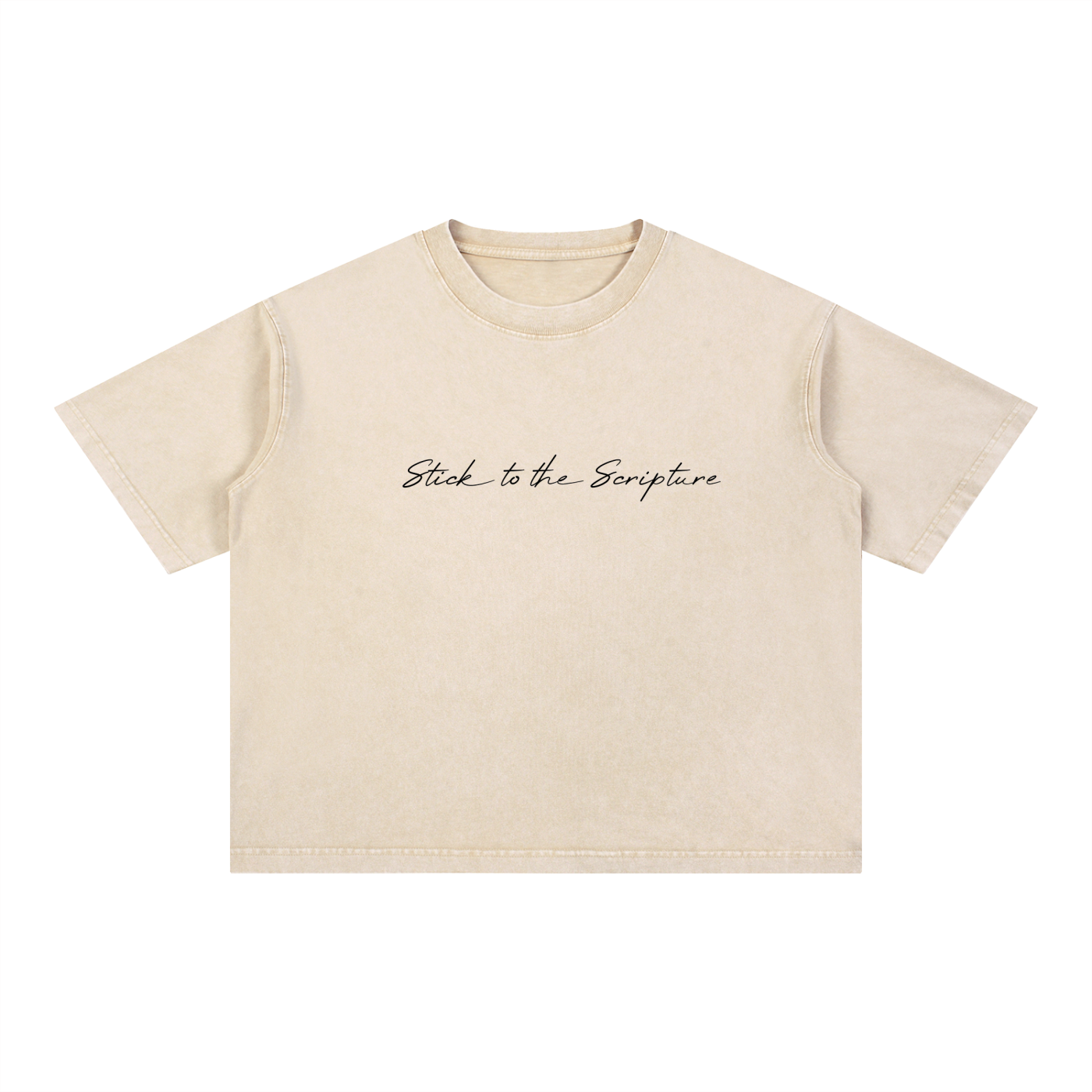 Salt of the Earth Mineral Wash Boxy Cotton T-Shirt.