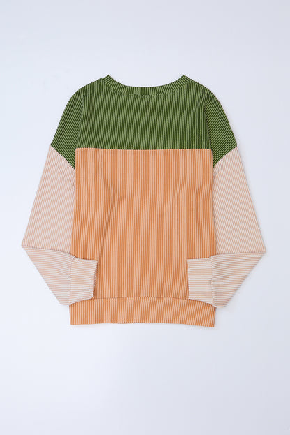 Corduroy Long Sleeve Top - Cowaa