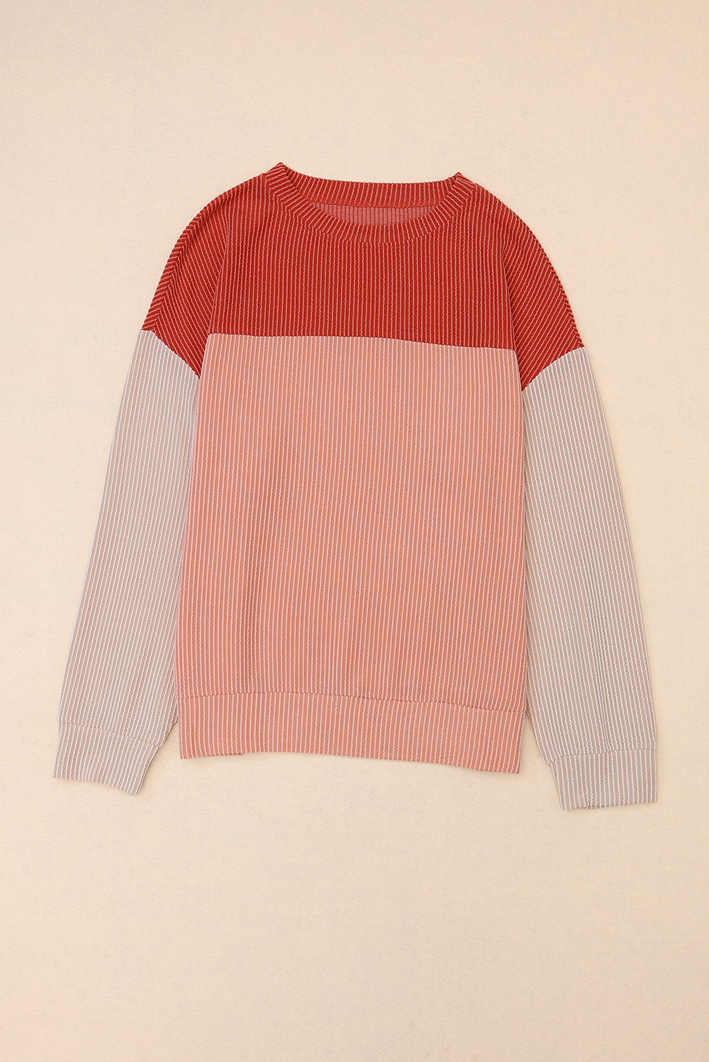 Corduroy Long Sleeve Top - Cowaa