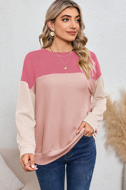 Corduroy Long Sleeve Top - Cowaa