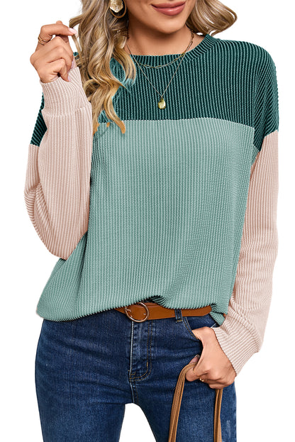 Corduroy Long Sleeve Top - Cowaa