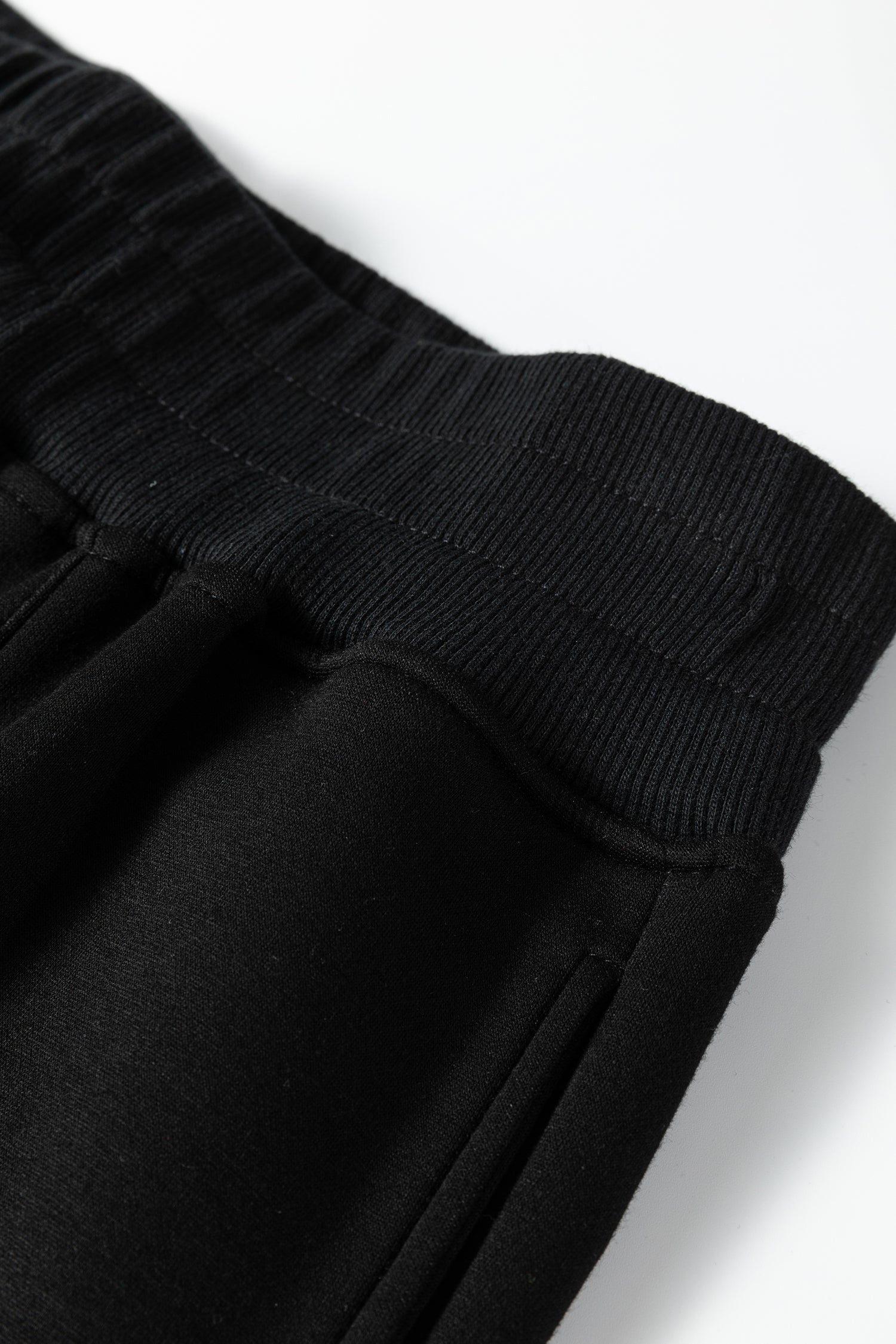 Bristol Black Collared V Neck Pullover Sweatshirt Sweatpants Set - Cowaa