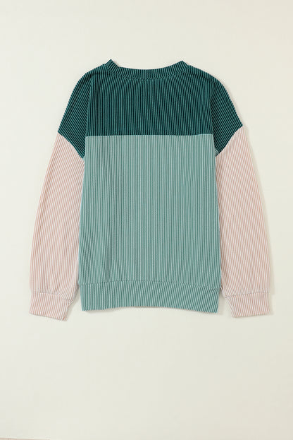 Corduroy Long Sleeve Top - Cowaa
