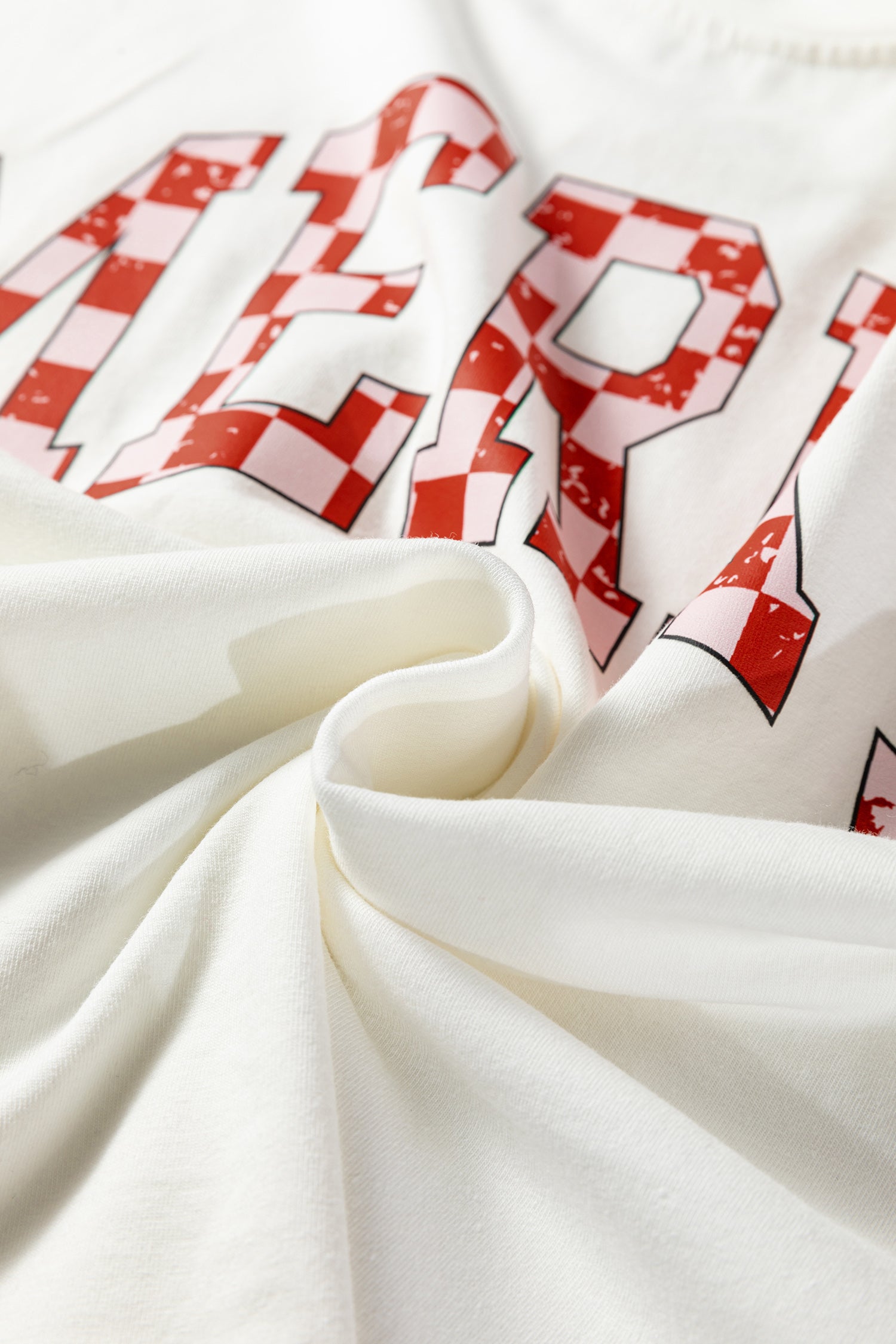 Pink Checkered MERRY Graphic Christmas Tree Print Short Lounge Set - Cowaa