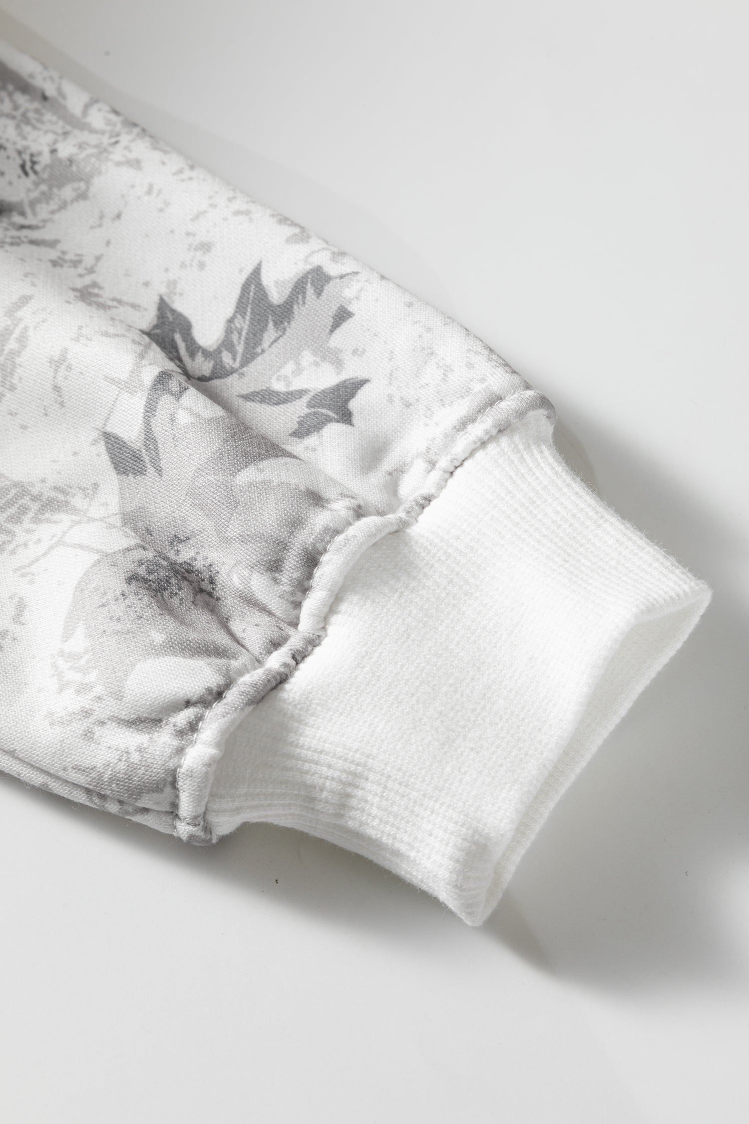 Light Grey Light Woodland Camo Classic Hoodie and Sweatpants Set - Cowaa