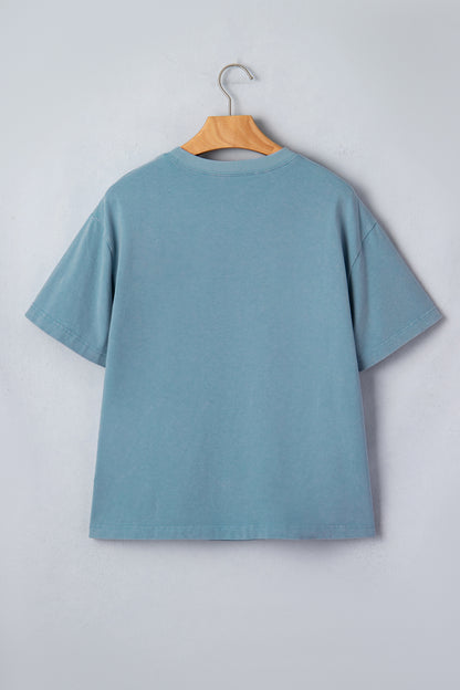 Stone Blue Camo GAME DAY Graphic T Shirt