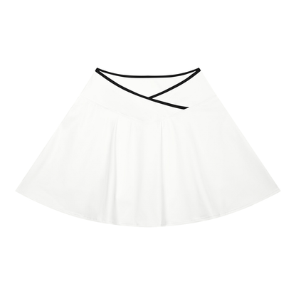 Women's Color Block A-Line Skirt