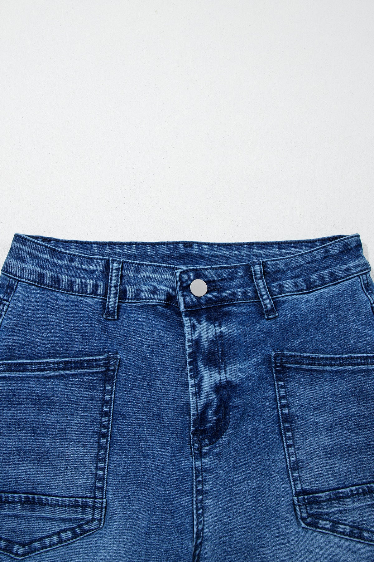 Black Frayed Cropped Barrel Jeans