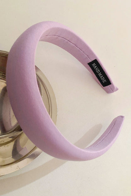 Solid Polyester Wide Headband - Cowaa