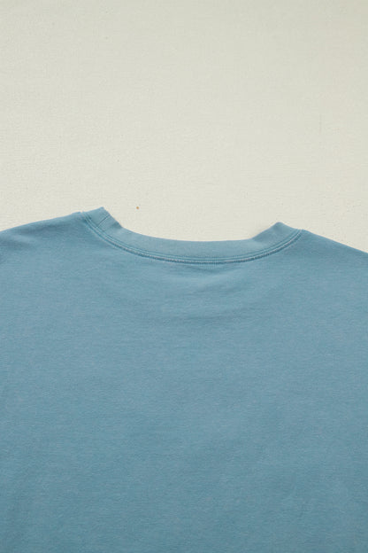 Stone Blue Camo GAME DAY Graphic T Shirt