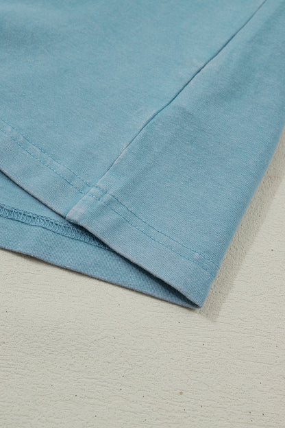 Stone Blue Camo GAME DAY Graphic T Shirt