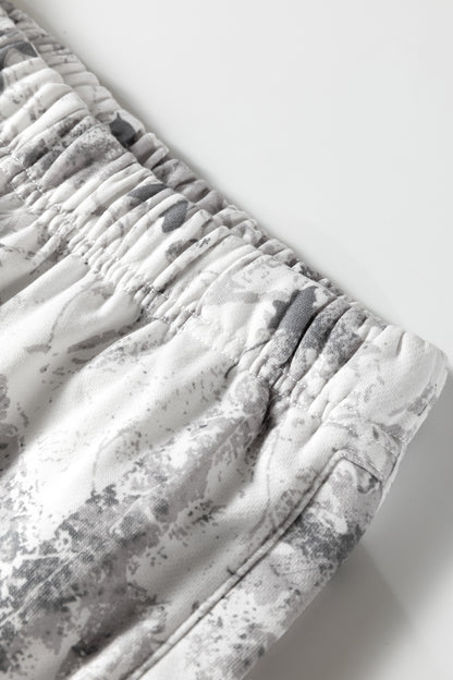 Light Grey Light Woodland Camo Classic Hoodie and Sweatpants Set - Cowaa