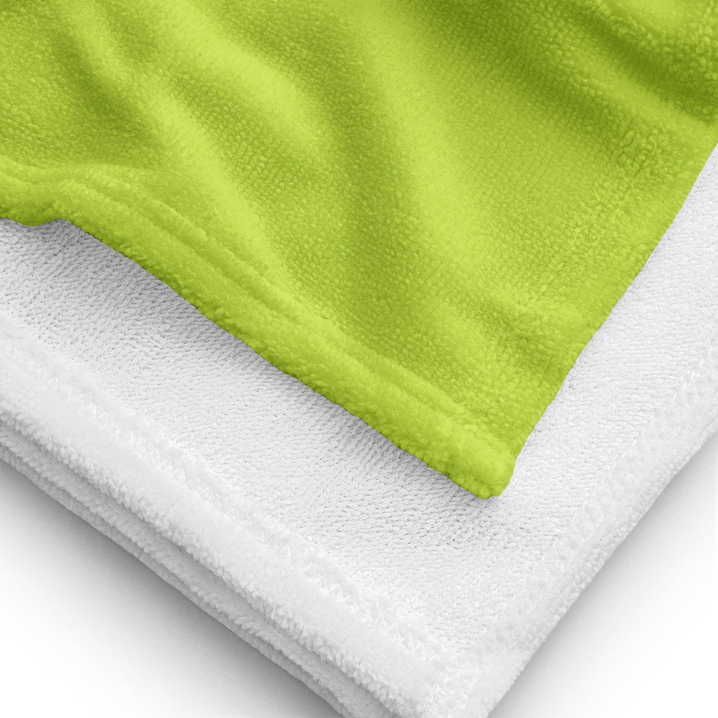 Bright Green Beach Towel