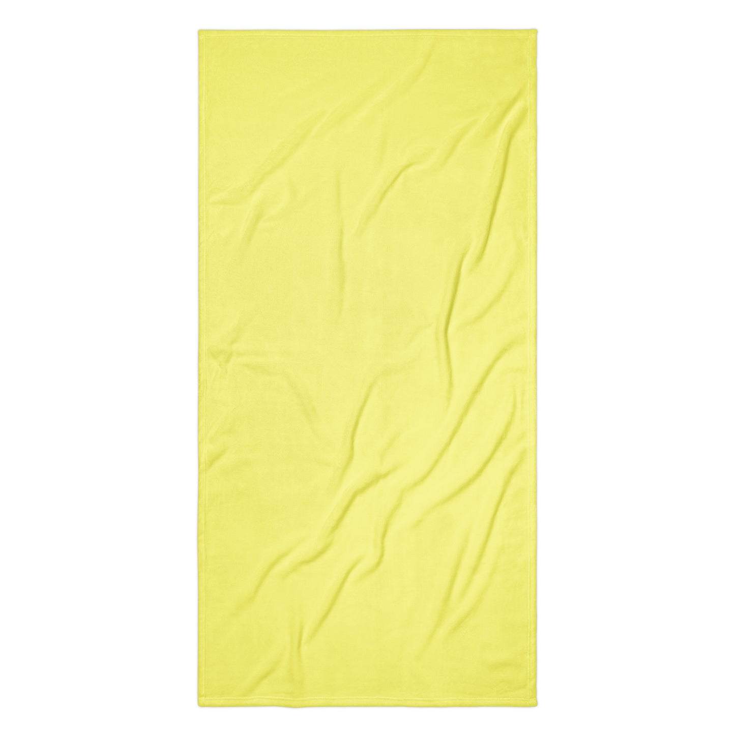 Bright Yellow Beach Towel
