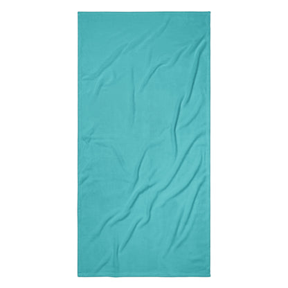 Teal Blue Beach Towel