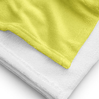 Bright Yellow Beach Towel