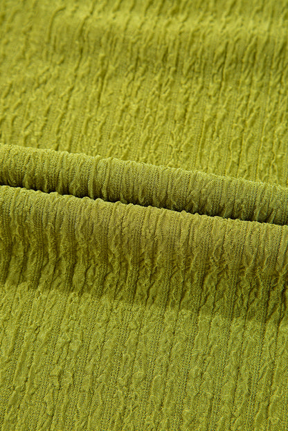 White Solid Color Textured Ruched Side Bodycon Tank Dress