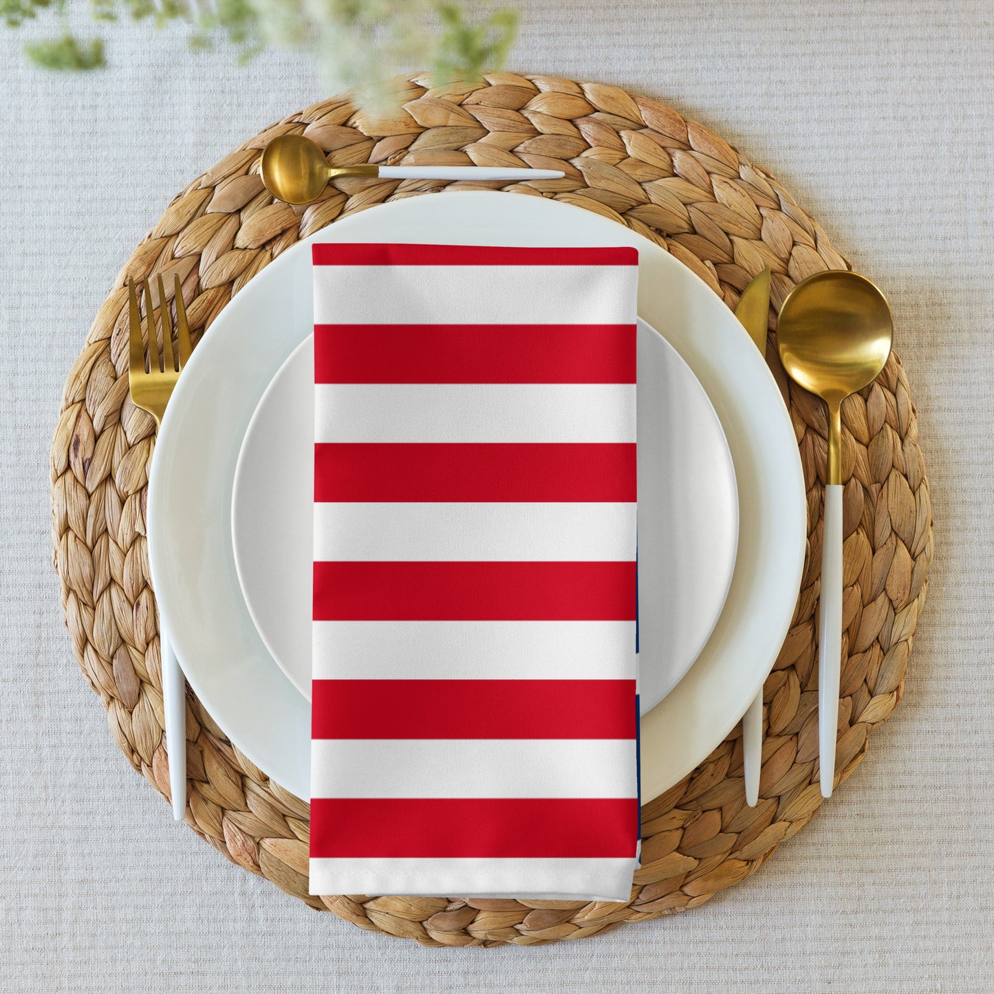Patriotic Cloth Napkin 4 Piece Set