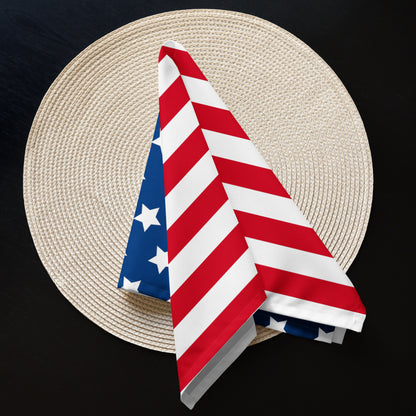 Patriotic Cloth Napkin 4 Piece Set